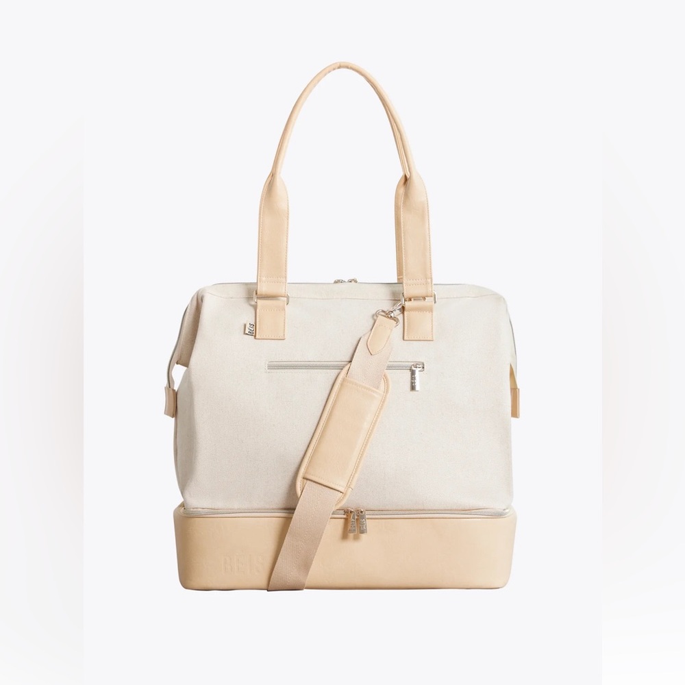 Beis mini weekender in Beige